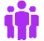 An icon of multiple people.